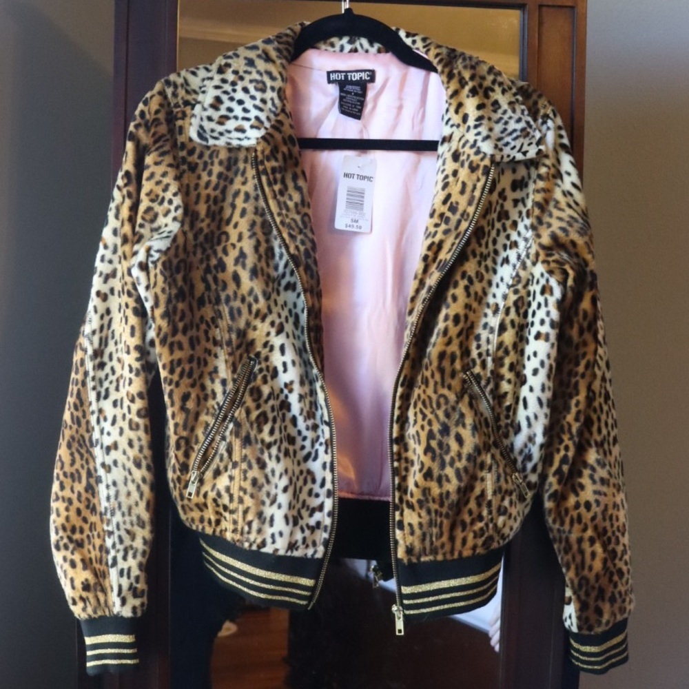 Cheetah Print Plush Jacket